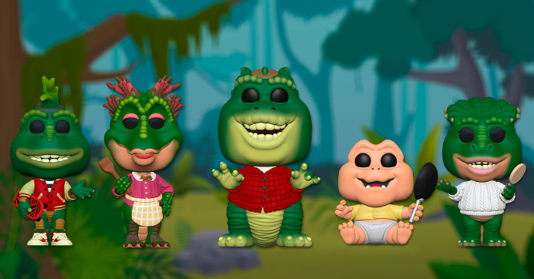 FAMÍLIA DINOSSAURO GANHA COLECIONÁVEIS FUNKO POP