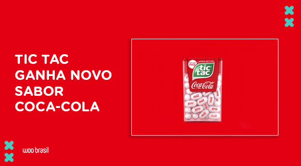 Tic Tac ganha novo sabor Coca-Cola