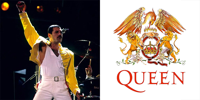 Freddie Mercury, além de celebridade, designer gráfico