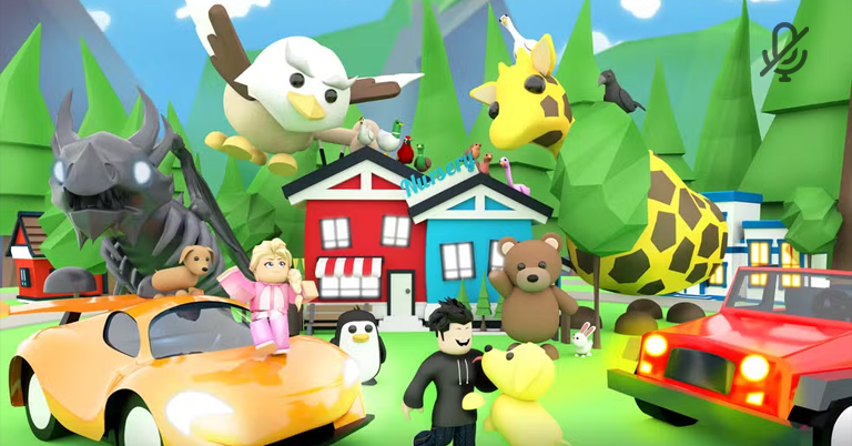 protesto das crianças no Roblox